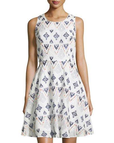Embroidered Tank Dress,