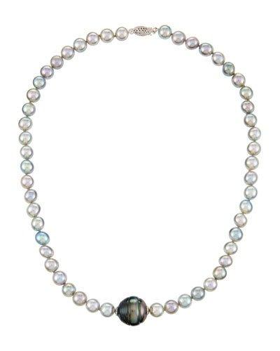 Akoya & Tahitian Pearl Necklace,