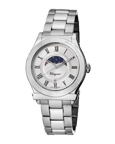 40mm 1898 Sport Men's Moon Phase Bracelet Watch,