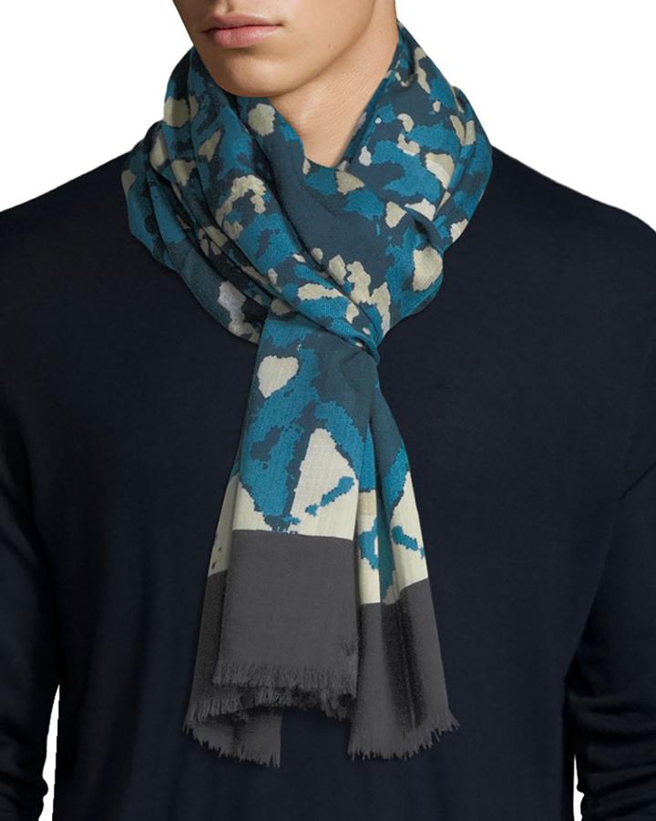 Cloud-print Cashmere