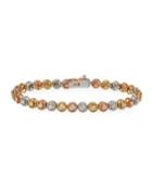 14k Tricolor Gold Illusion