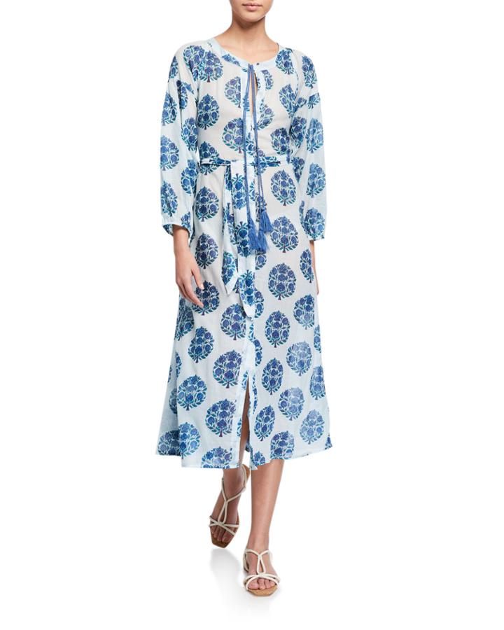 Alisa Printed Tassel Tie