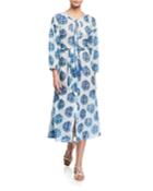 Alisa Printed Tassel Tie