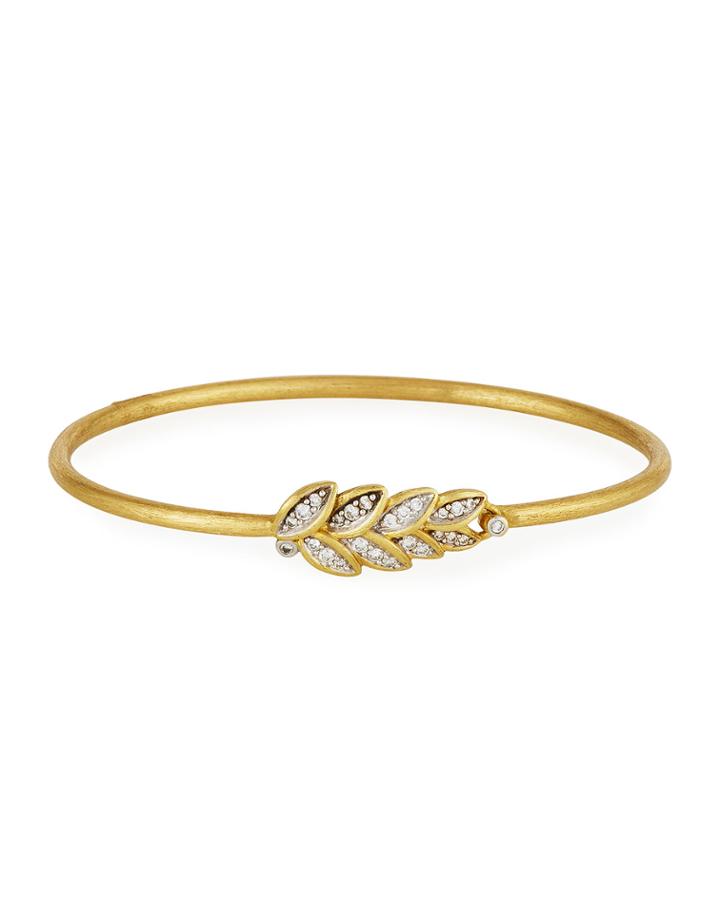 Sonoma 18k Gold Diamond Bangle Bracelet