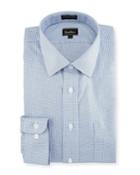 Non-iron Classic-fit Non-iron Basketweave Check Dress