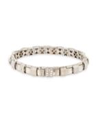 18k White Gold Appass Diamond-link Bracelet