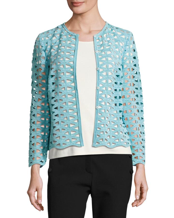 Macrame Lace Long-sleeve Jacket