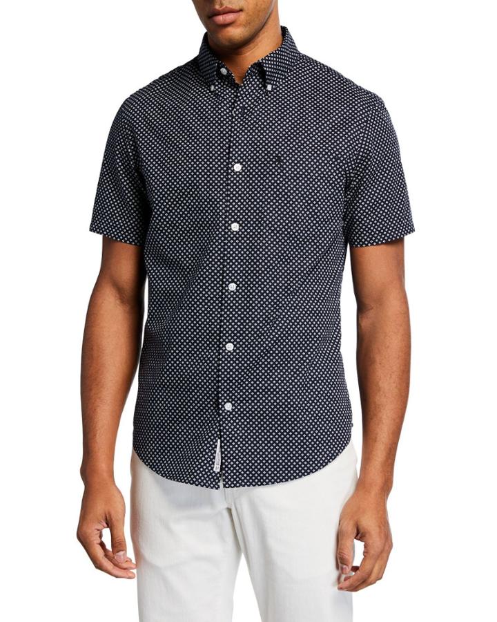 Men's Short-sleeve Dotted
