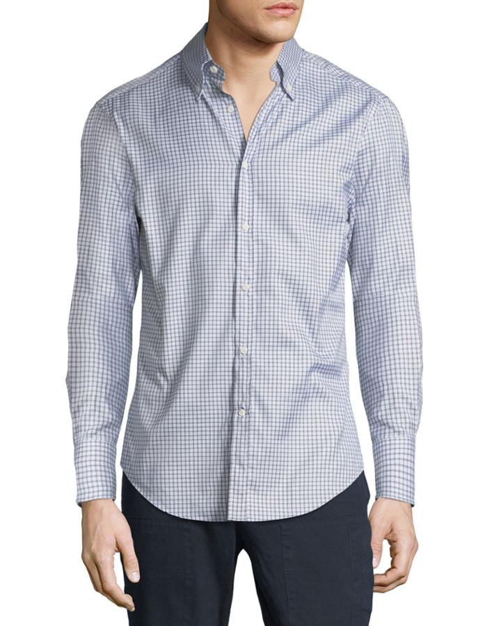 Men's Slim-fit Chambray Cotton