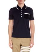 Men's Bi-color Cotton Polo