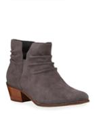 Alayna Slouchy Suede Ankle Booties
