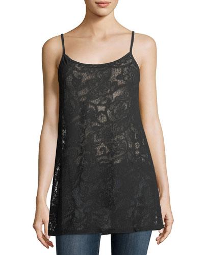 Lace-print Camisole Tunic
