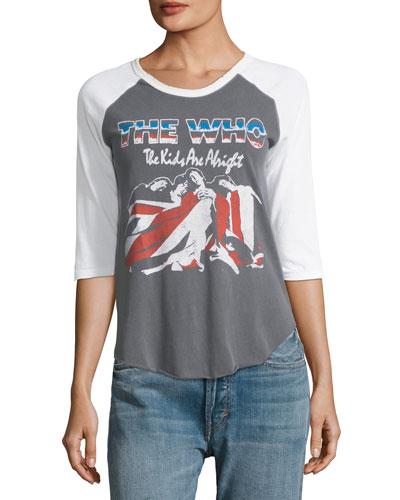 The Who 1973 Graphic Raglan Tee