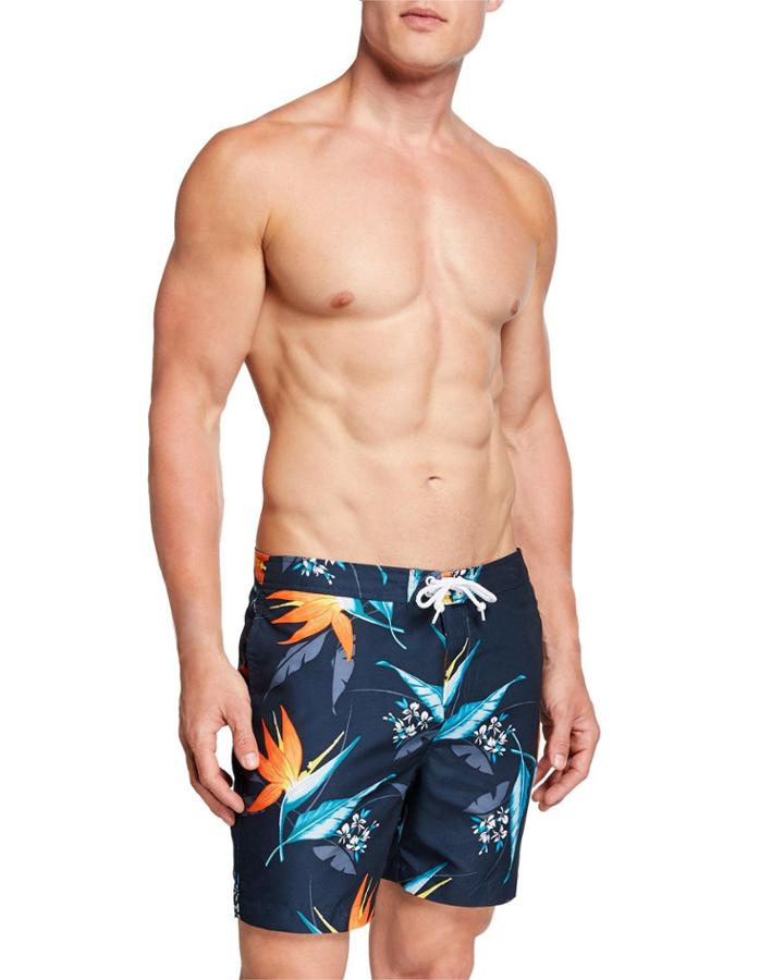 Men's Tropical Floral-print