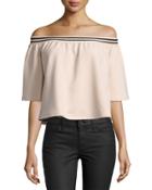 Game Set Off-the-shoulder Top