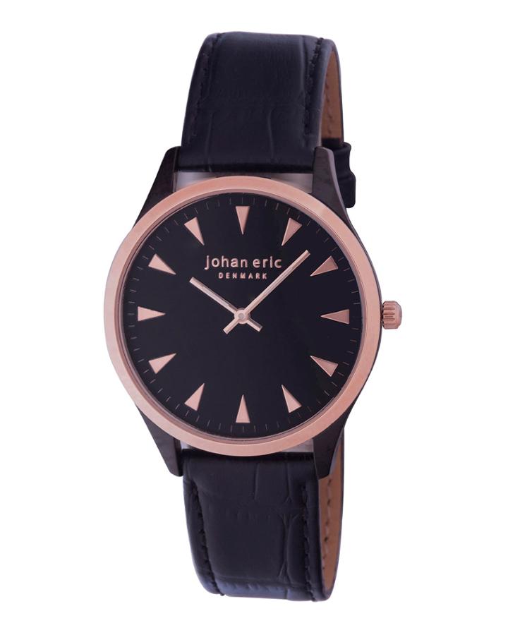 Men's Helsingor Quartz Black Leather