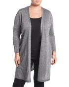 Lurex&reg; Open-front Cardigan,
