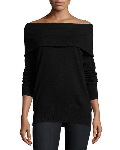 Cashmere Off-the-shoulder
