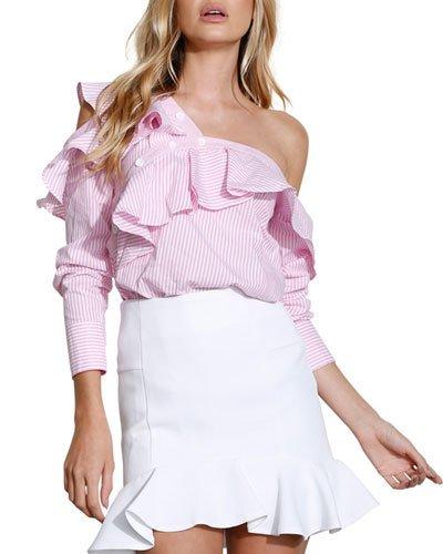 Look-of-love One-shoulder Top