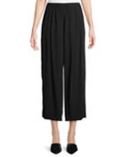 Mid-rise Pull-on Culotte Pants