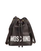 Logo-print Leather Drawstring