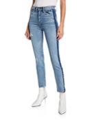 Barbara High-rise Skinny Jeans With Side