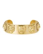 3d Multi-lion Cuff Bracelet