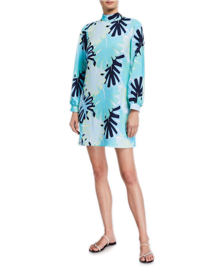 Vintage Palm Mock-neck
