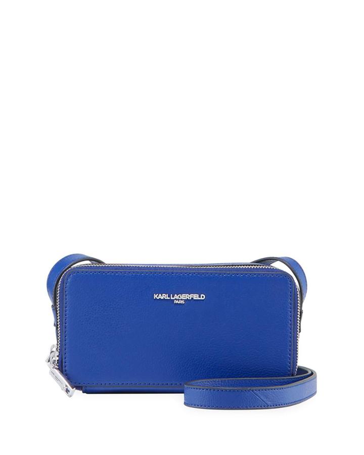 Willow Double-zip Leather Crossbody Bag