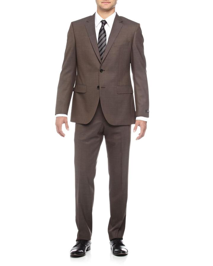 Hugo Boss Grand Central Two-piece Suit, Brown -