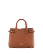 Banner House Check Derby Tote Bag, Tan