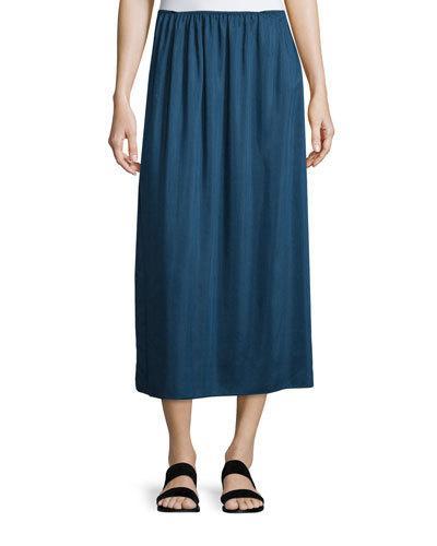 Luda A-line Midi Skirt, Dark