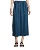 Luda A-line Midi Skirt, Dark
