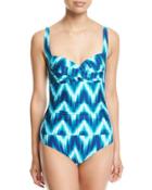 New Wave Sweetheart Printed One-piece