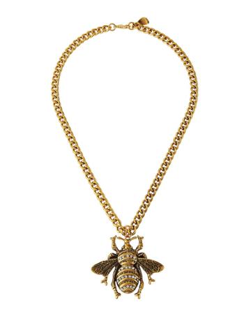 Embellished Bee Necklace