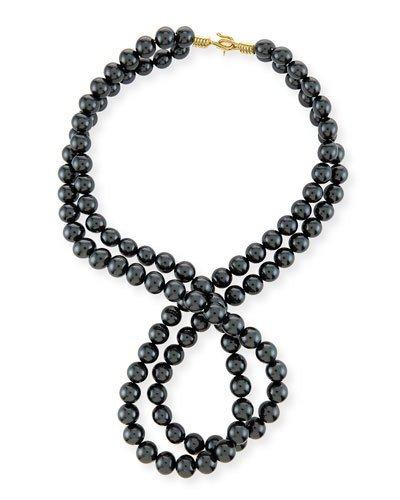 Swarovski&reg; Crystal-pearl Two-strand Necklace