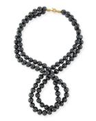 Swarovski&reg; Crystal-pearl Two-strand Necklace
