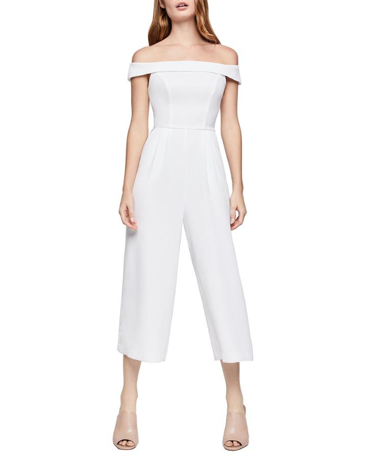 Off-the-shoulder Culotte Jumpsuit