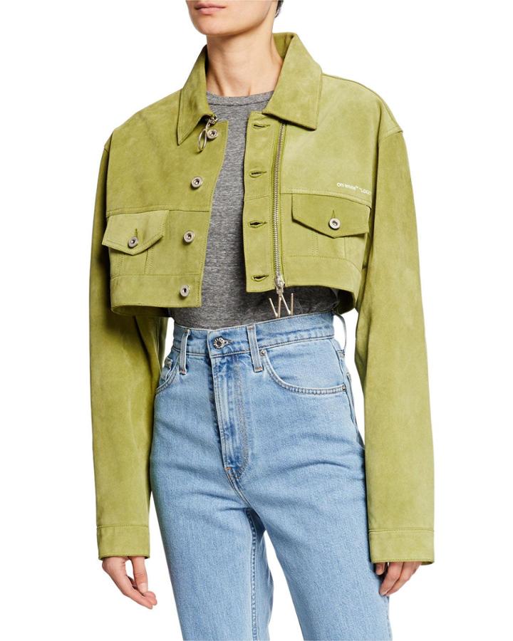 Cropped Zip-front