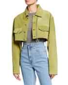 Cropped Zip-front