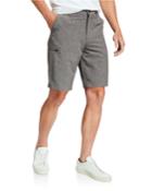 Men's Tech Cargo Shorts, Charcoal