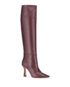 Lina Long Leather Knee Boots