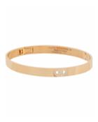 18k Rose Gold H Dunkle Bangle Bracelet W/ Diamonds