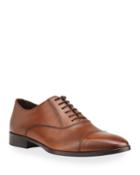 Men's Caymen Cap-toe Leather Oxfords
