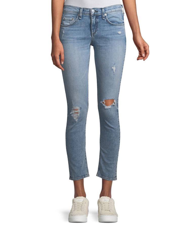 Mid-rise Cropped-ankle