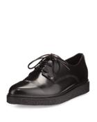 Wynn Shiny Leather Creeper, Black