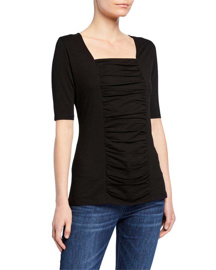 Short Sleeve Ruched T-shirt