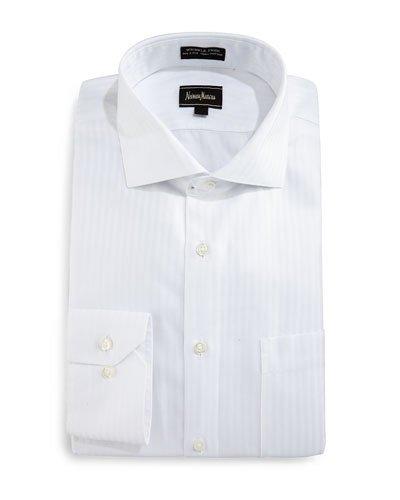 Classic-fit Wrinkle-free Dobby Solid Dress