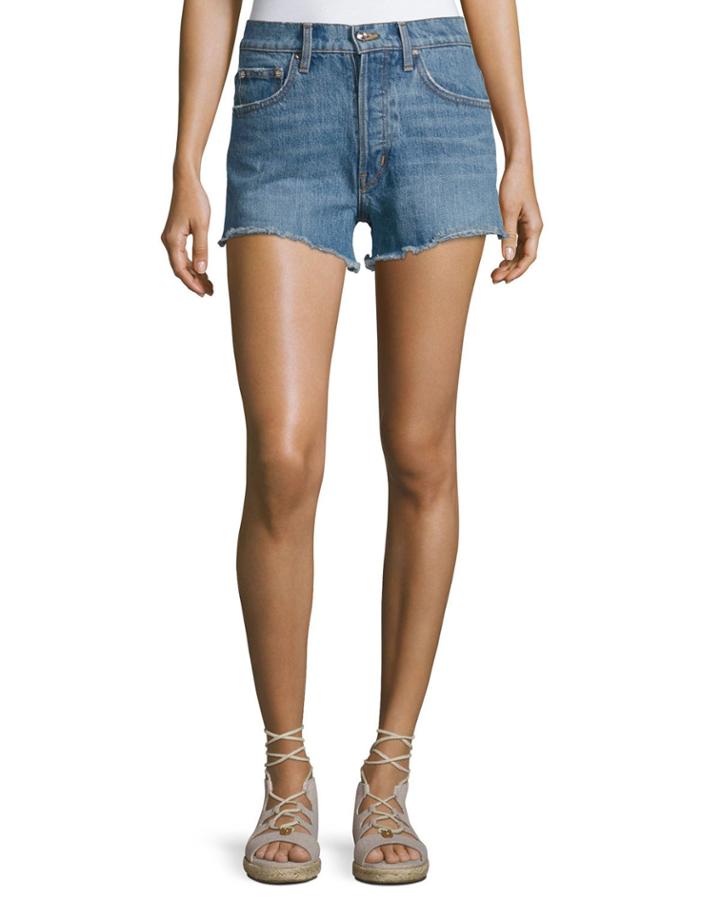 Drew High-rise Classic Vintage Jean Cutoff Shorts,