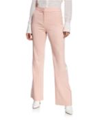 Milio High-waist Wide-leg Wool Pants W/